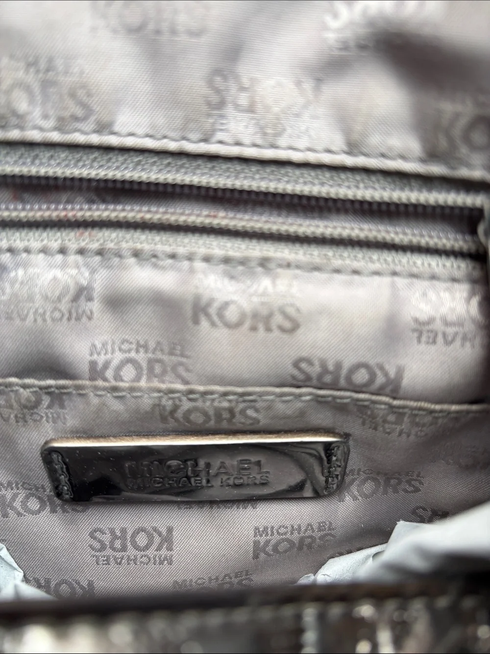 Michael Kors stylish metallic